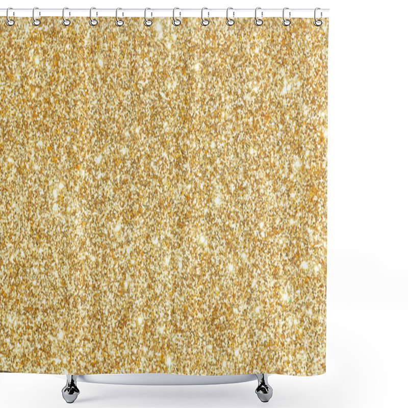 Personality  Golden Glitter Texture Background Shower Curtains