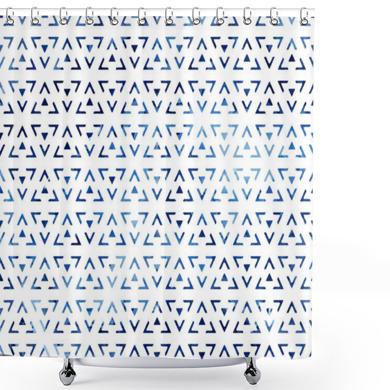 Personality  Geometry Texture Repeat Modern Pattern Shower Curtains