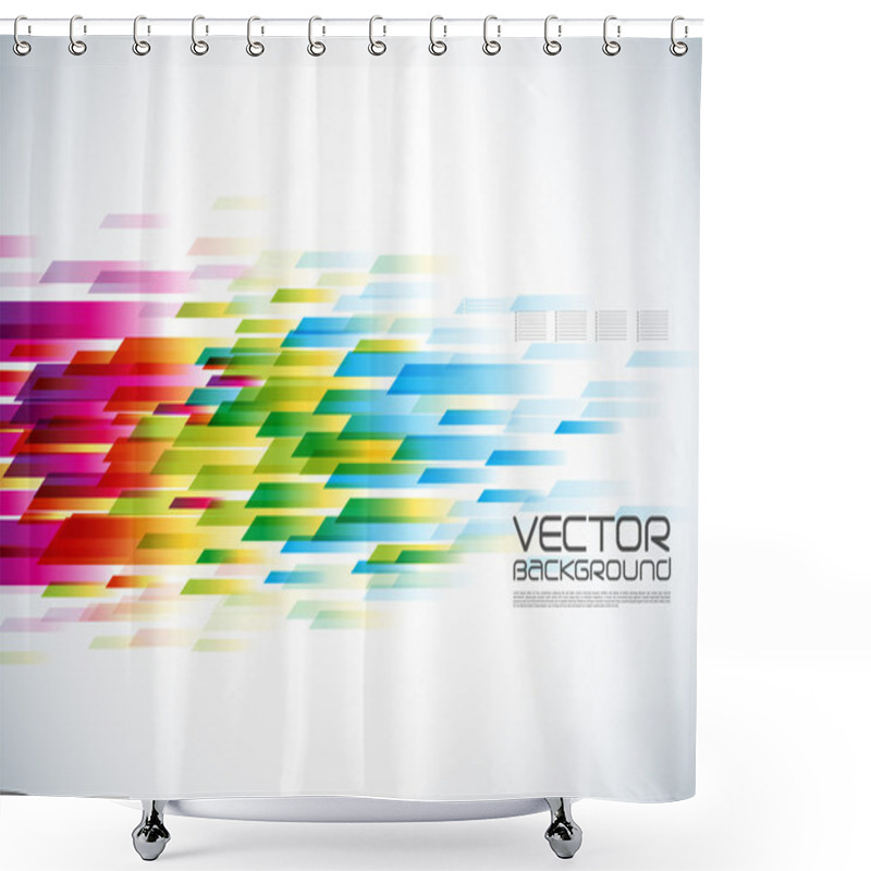 Personality  Abstract Digital Art Shower Curtains