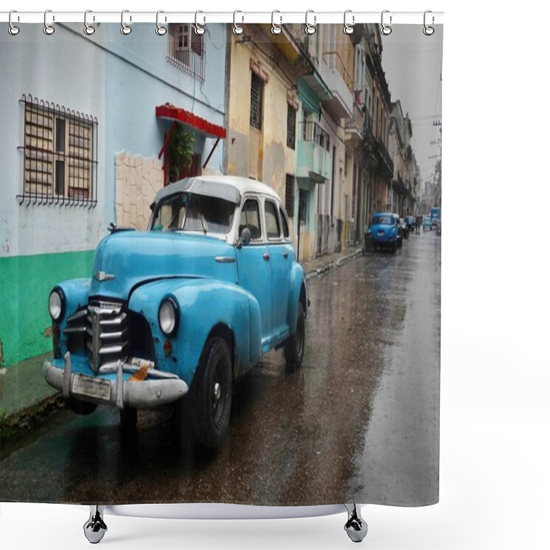 Personality  Old Cars In Havana, Cuba  Shower Curtains