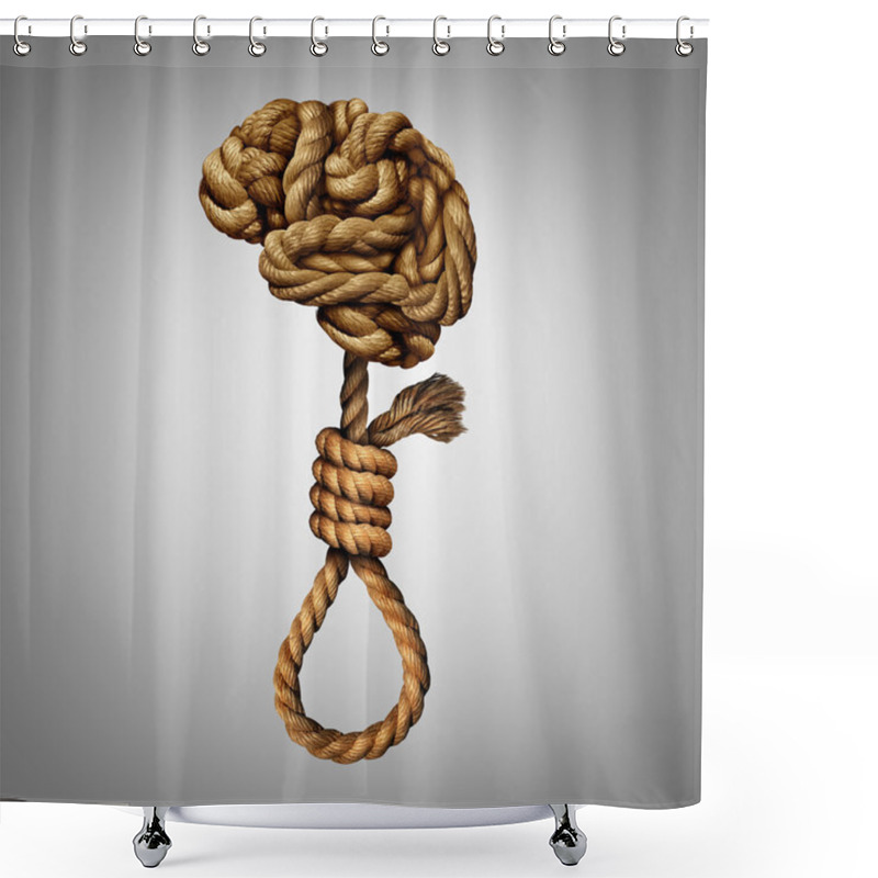 Personality  Suicidal Thoughts Idea Shower Curtains