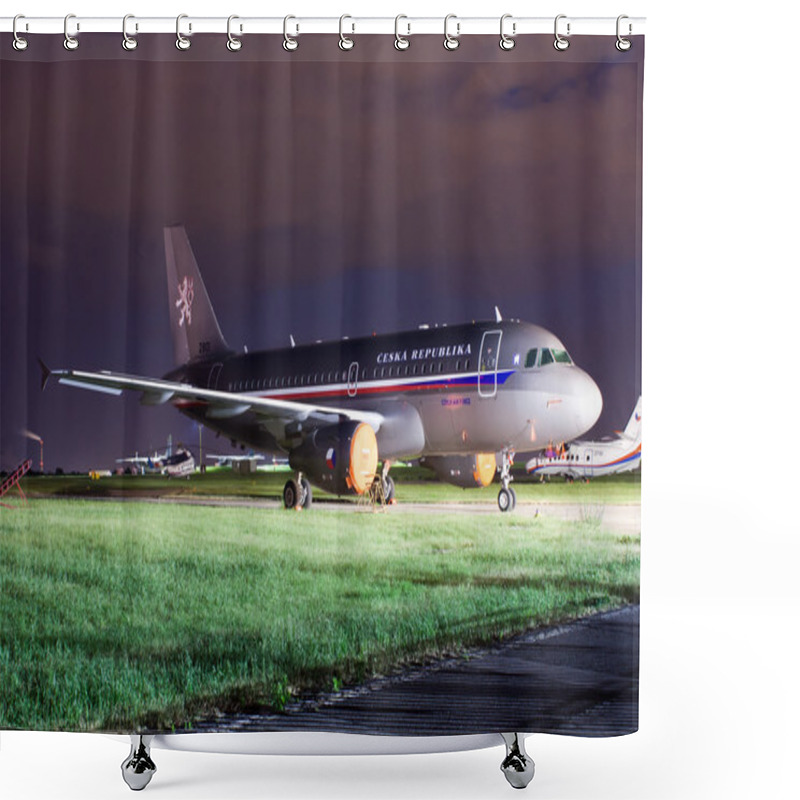 Personality  Czech Goverment's Aircraft Shower Curtains