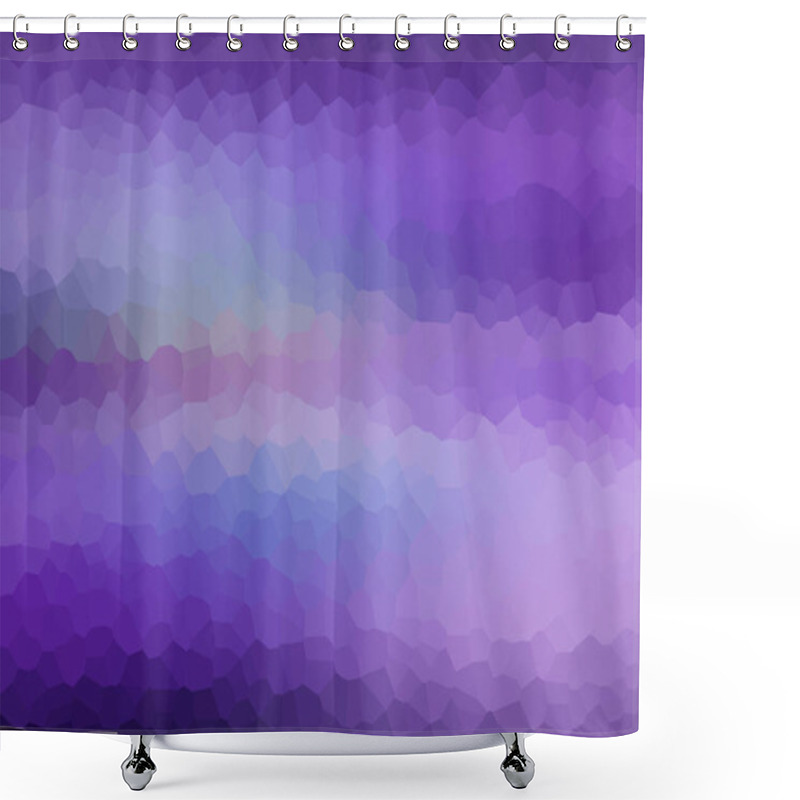 Personality  Purple Mosaic Abstract Texture Background , Pattern Backdrop Of Gradient Wallpaper Shower Curtains