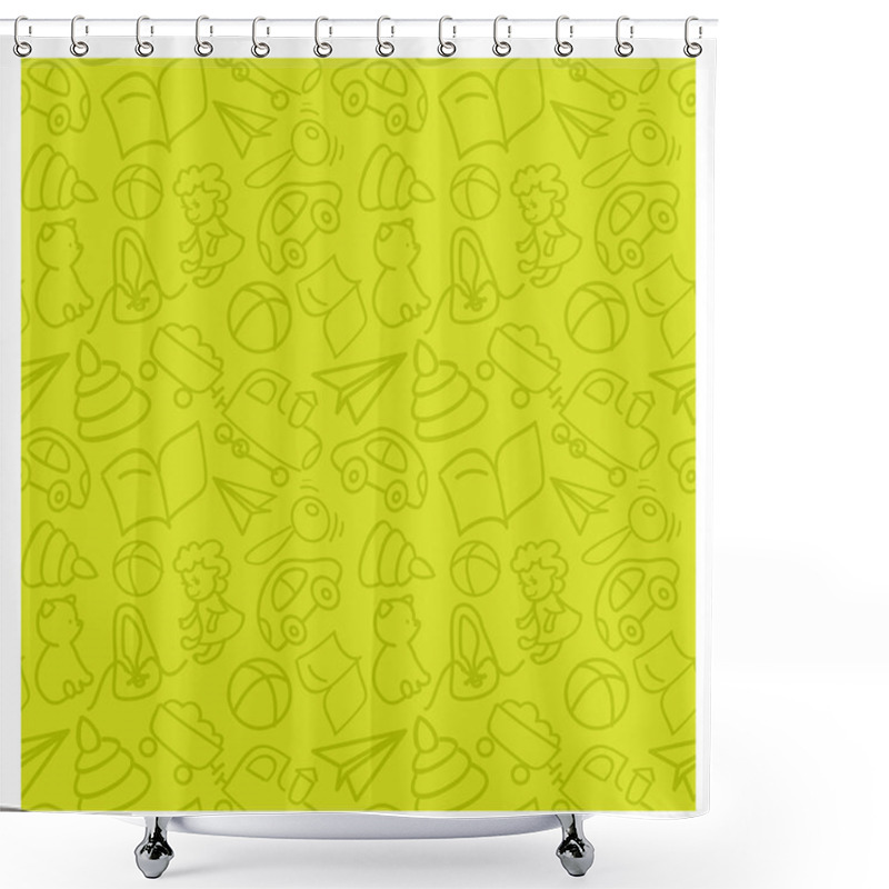 Personality  Toys Background Shower Curtains