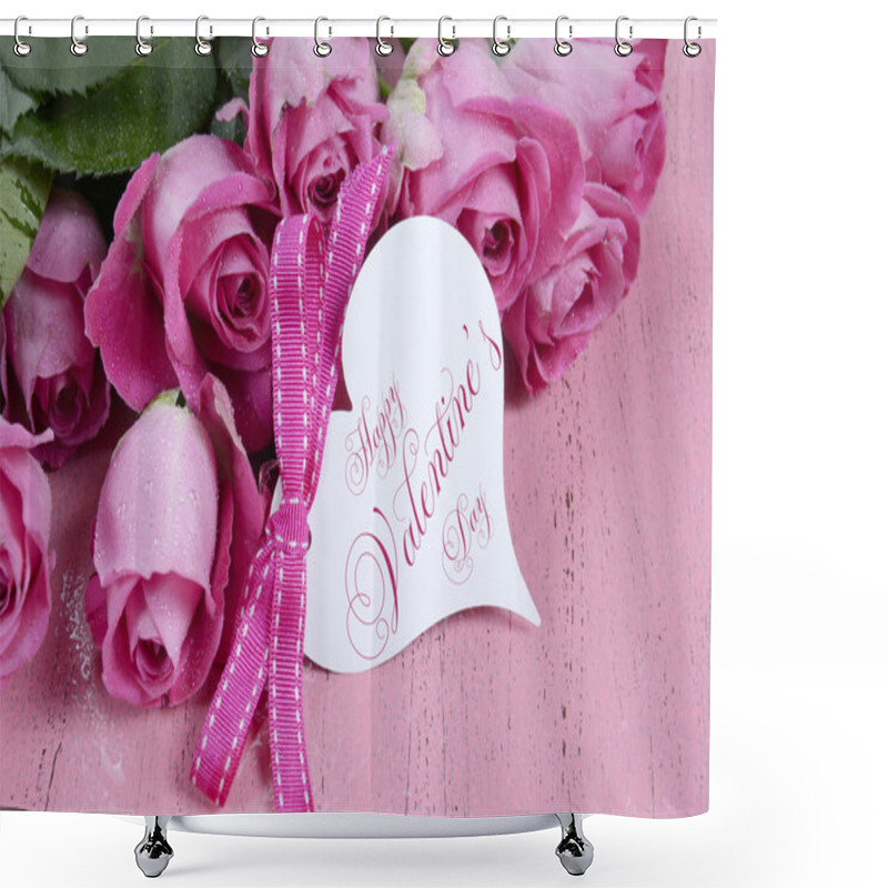 Personality  Happy Valentines Day Shower Curtains