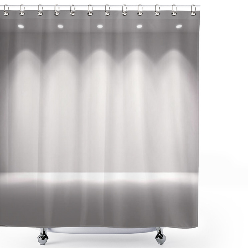 Personality  Empty Space Shower Curtains