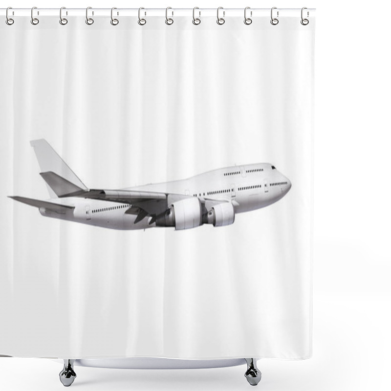 Personality  Commercial Airplane With Path Shower Curtains