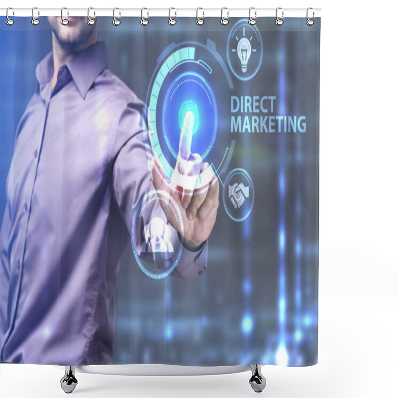 Personality  The Concept Of Business, Technology, The Internet And The Networ Shower Curtains