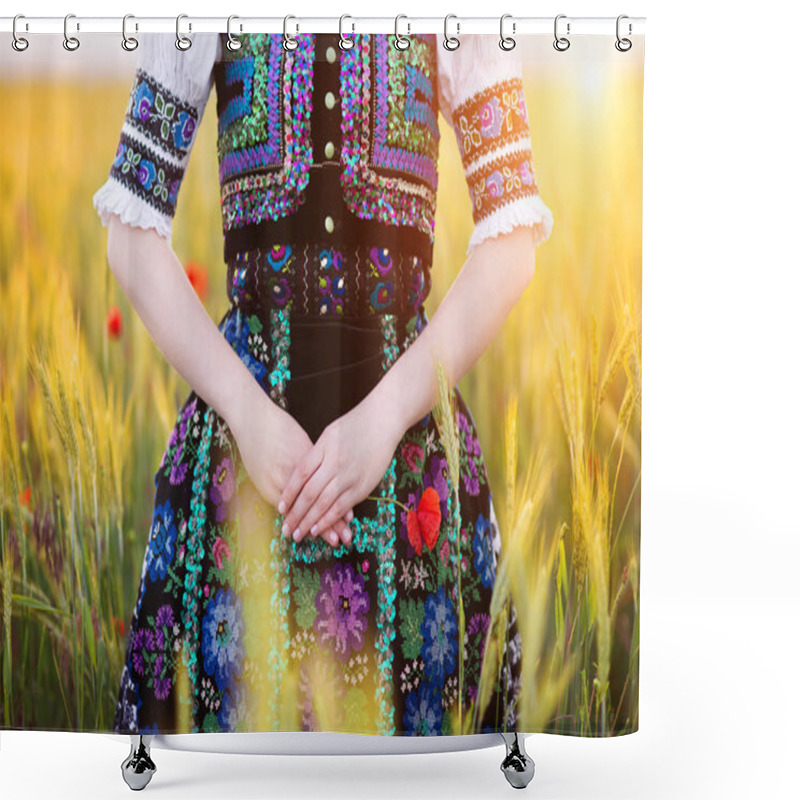 Personality  Detail Of Woman Dress Shower Curtains