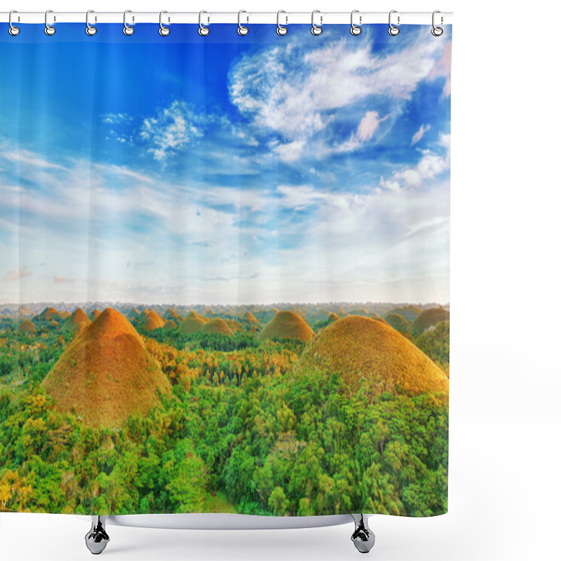 Personality  Chocolate Hills Shower Curtains