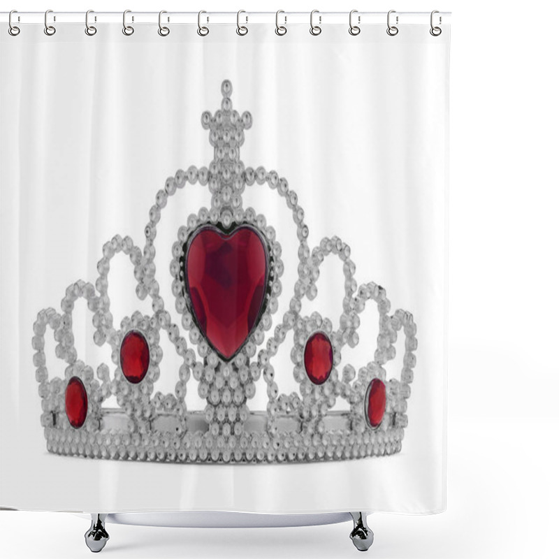 Personality  Tiara Red Shower Curtains