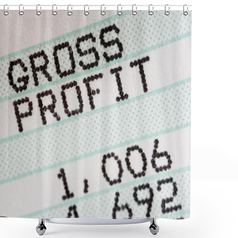 Personality  Analysis Of Business Profit And Loss Statment Shower Curtains