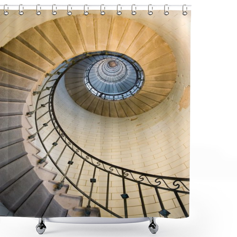 Personality  Lighthouse Staircase 3 Shower Curtains