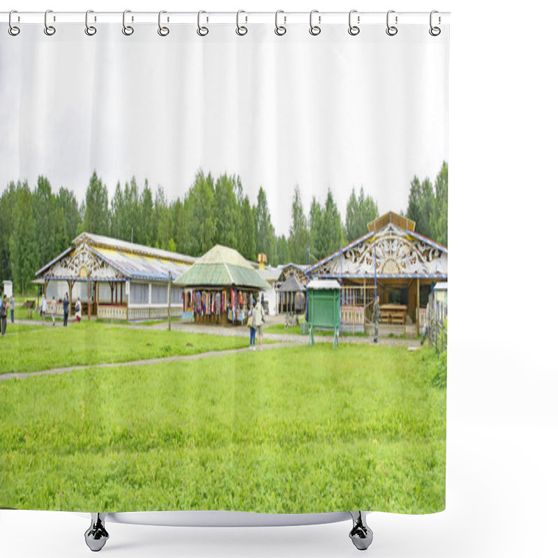 Personality  Mandrogi, 13:45 P.m .; August 16, 2015; Russia, Russian Federation Shower Curtains