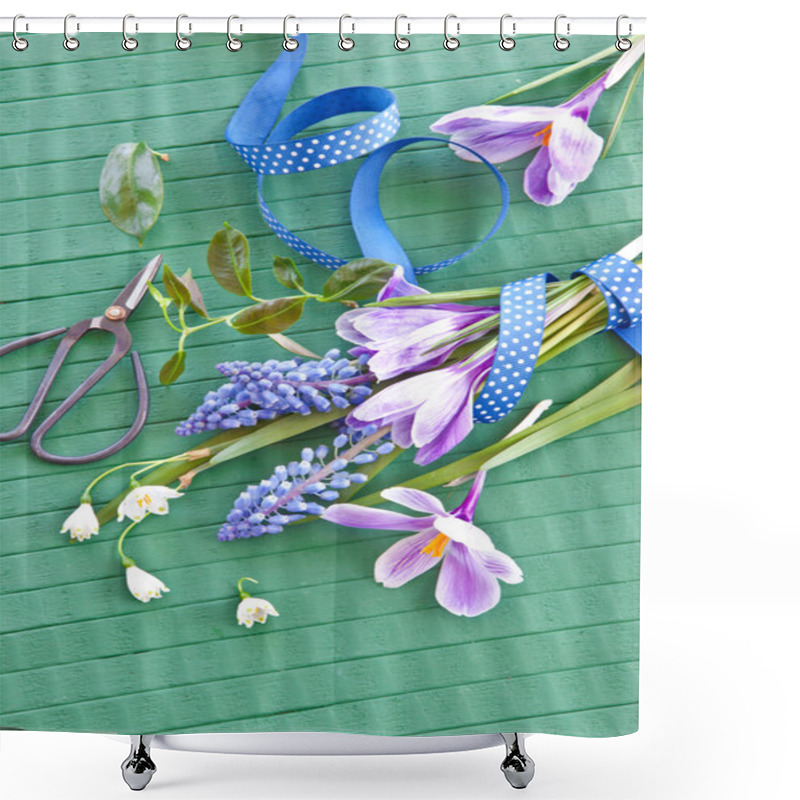 Personality  Fresh Spring Flowers Shower Curtains