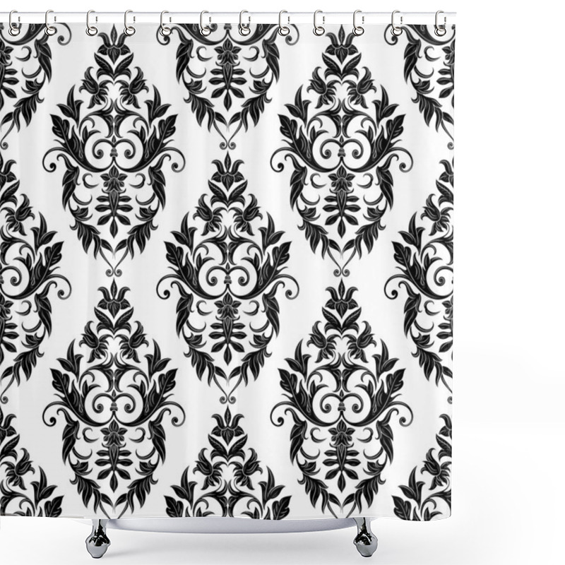 Personality  Damask Pattern Shower Curtains