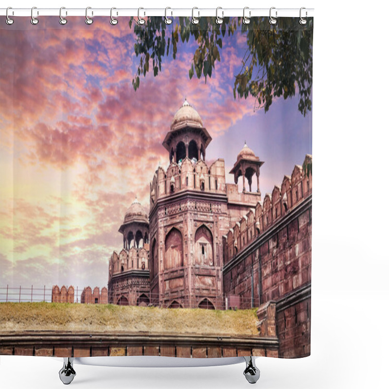 Personality  Red Fort In India Shower Curtains