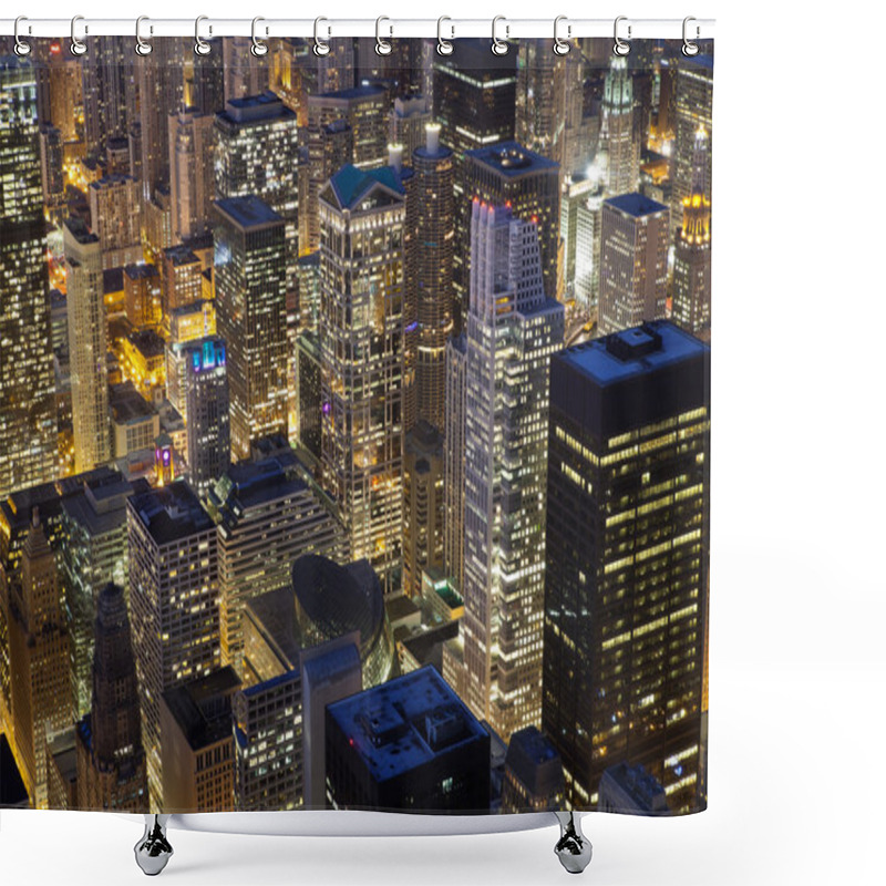 Personality  Chicago Architecture. Shower Curtains