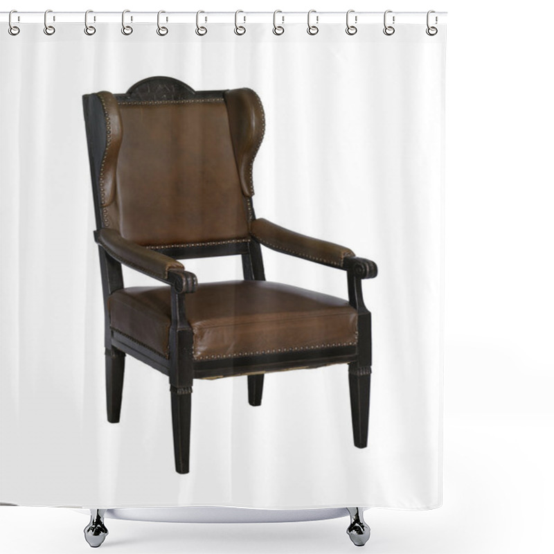 Personality  Nostalgic Wing Chair Shower Curtains