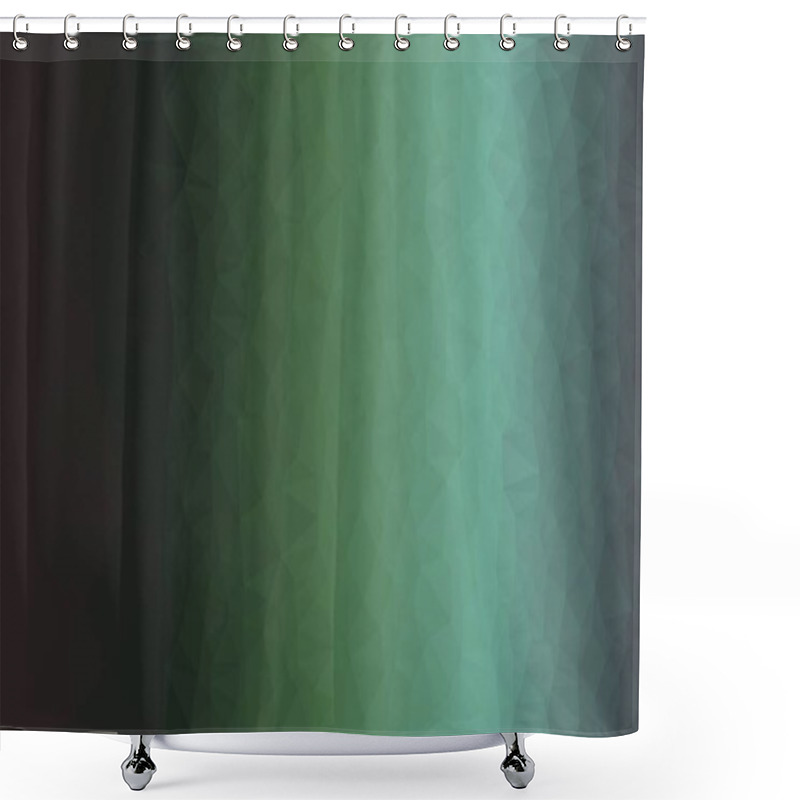 Personality  Dark Geometric Background With Poly Pattern Shower Curtains