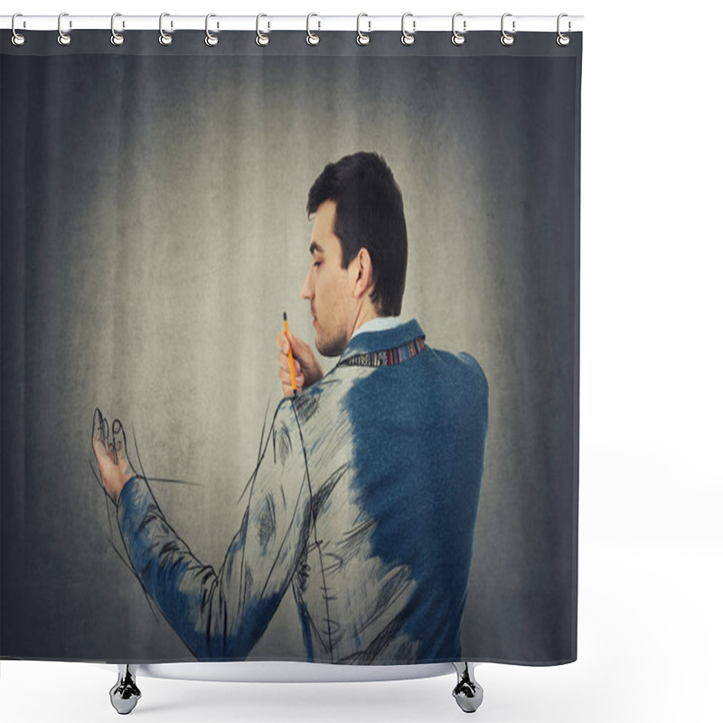 Personality  Proud Of Yourself Shower Curtains