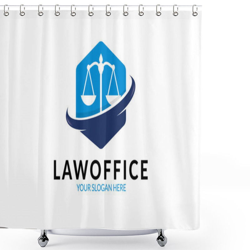 Personality  Law Offices Logo Template - Vector Shower Curtains