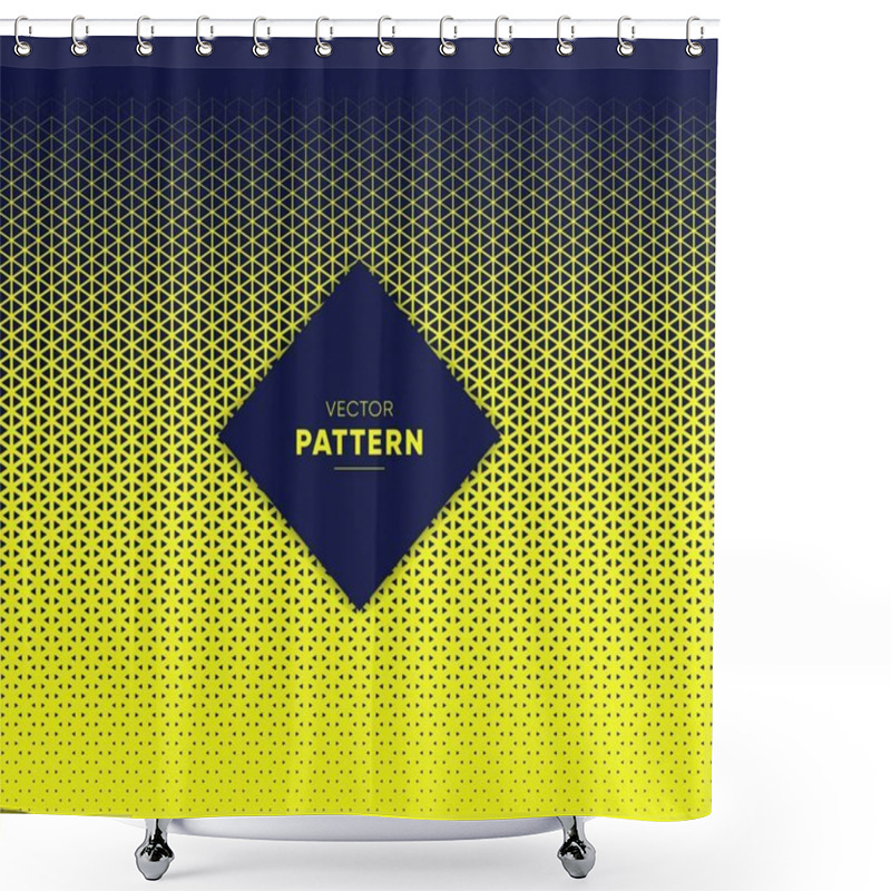 Personality  Neon Green Vector Halftone For Backgrounds And Designs Shower Curtains