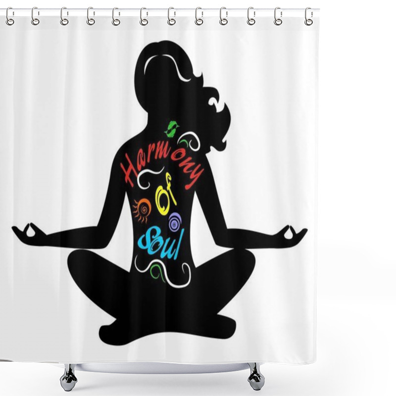 Personality  Harmony Of Soul Shower Curtains