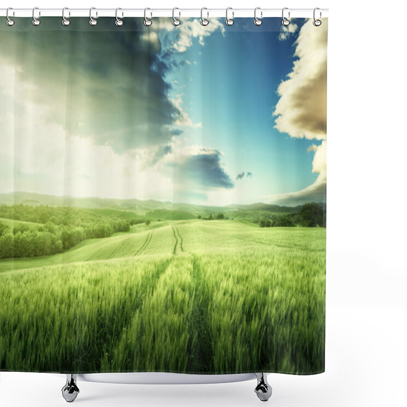 Personality  Tuscany Sunset, Italy Shower Curtains