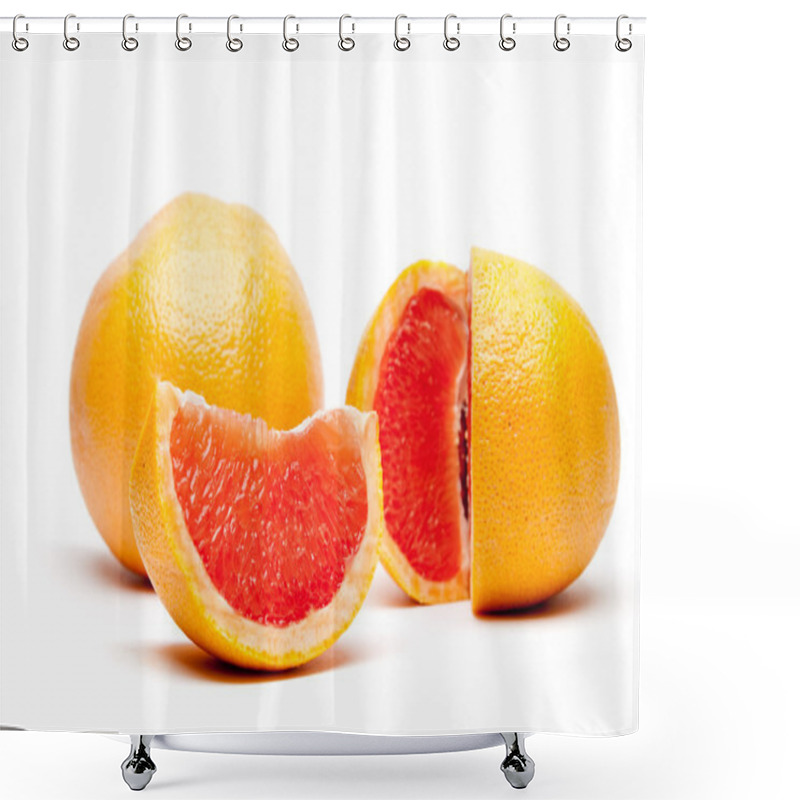 Personality  Grapefruit Shower Curtains