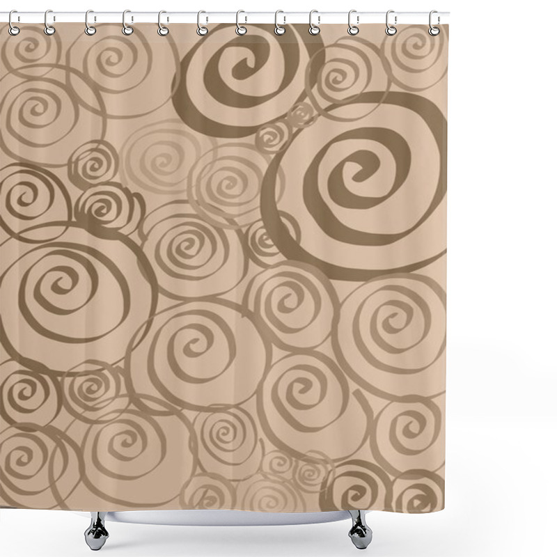 Personality  Spirals Classic Shower Curtains