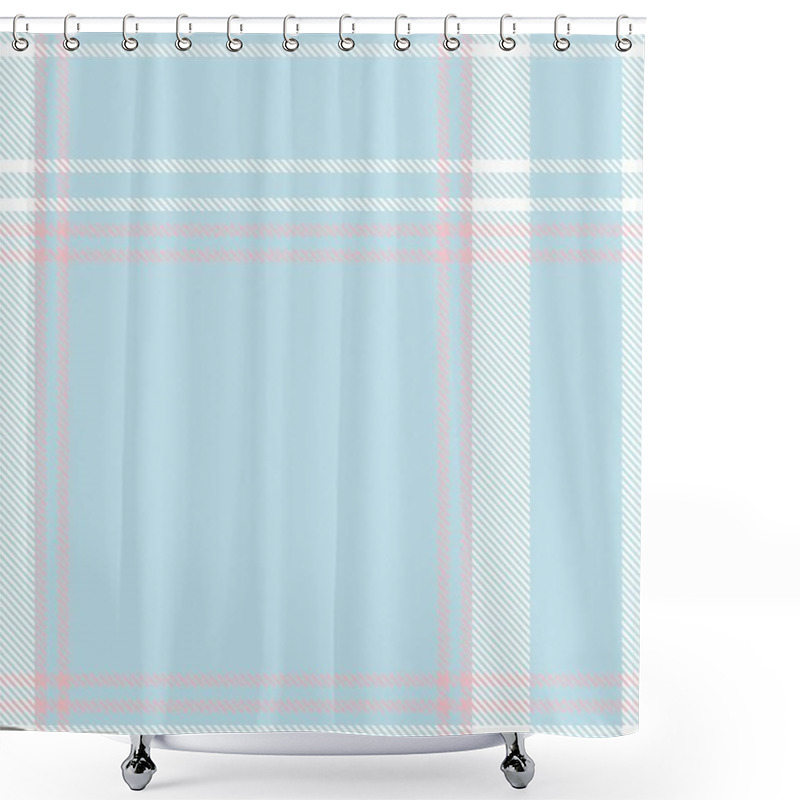 Personality  Pastel Asymmetric Plaid Textured Seamless Pattern Suitable For Fashion Textiles And Graphics Shower Curtains