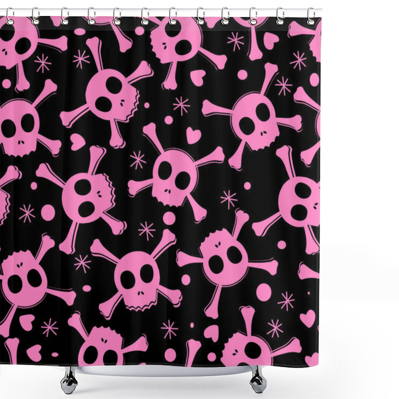 Personality  Pirate Skull Pattern Shower Curtains