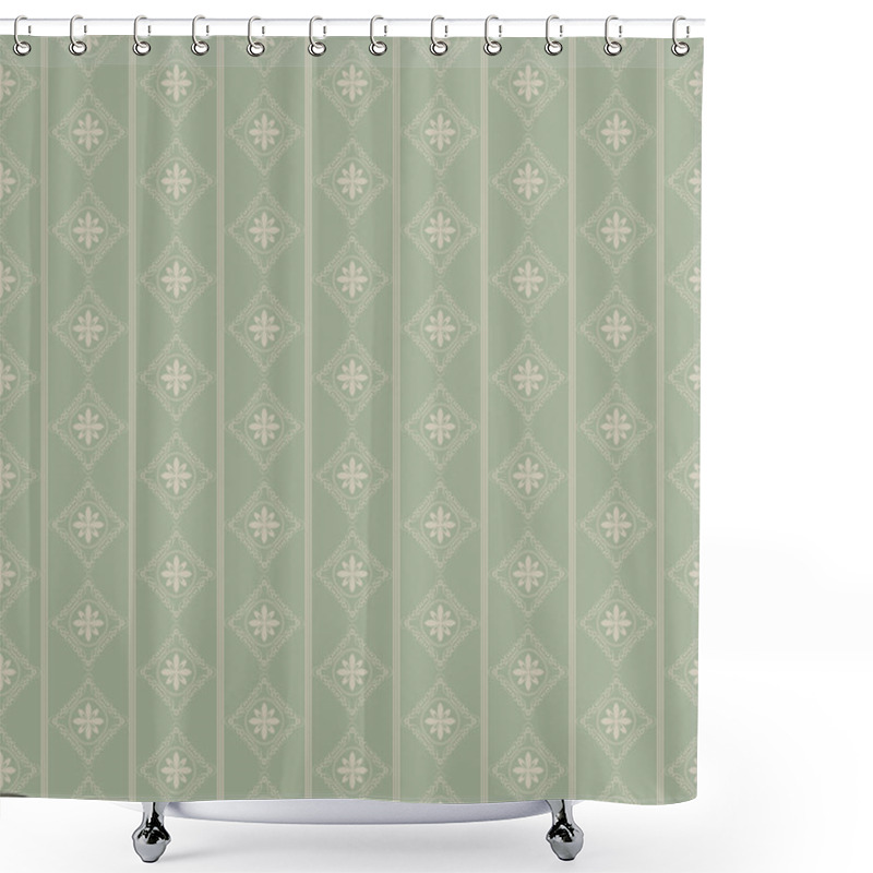 Personality  Damask Victorian Wallpaper Shower Curtains