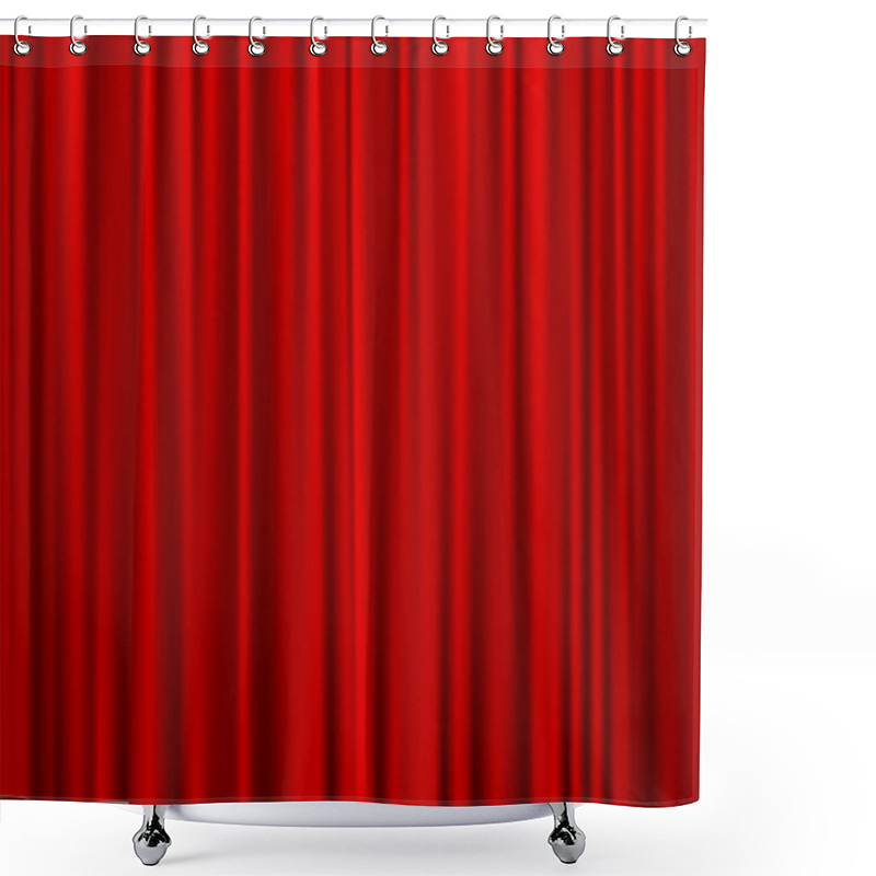 Personality  Red Curtain Shower Curtains