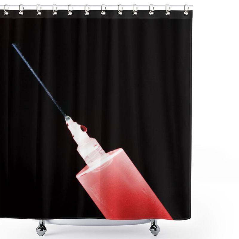 Personality  Syringe Shower Curtains