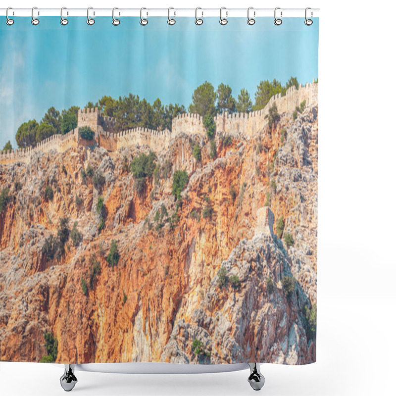 Personality  Dolomites Beautiful Mountain Landscape On A Sunny Day. Hiking In The Alps In Italy, South Tirol Mountain Range Of Alpi Dolomiti Di Sesto Near Cortina Di Amprezzo And Tre Cime Di Lavaredo Alpine Scene Shower Curtains