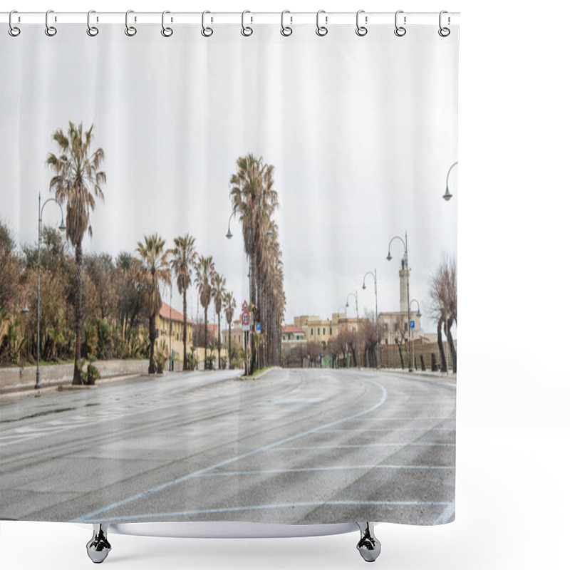 Personality  Road Shower Curtains