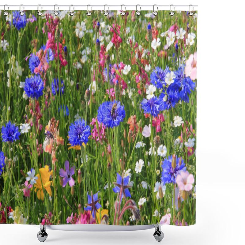 Personality  Beautiful Wildflower Meadow Shower Curtains