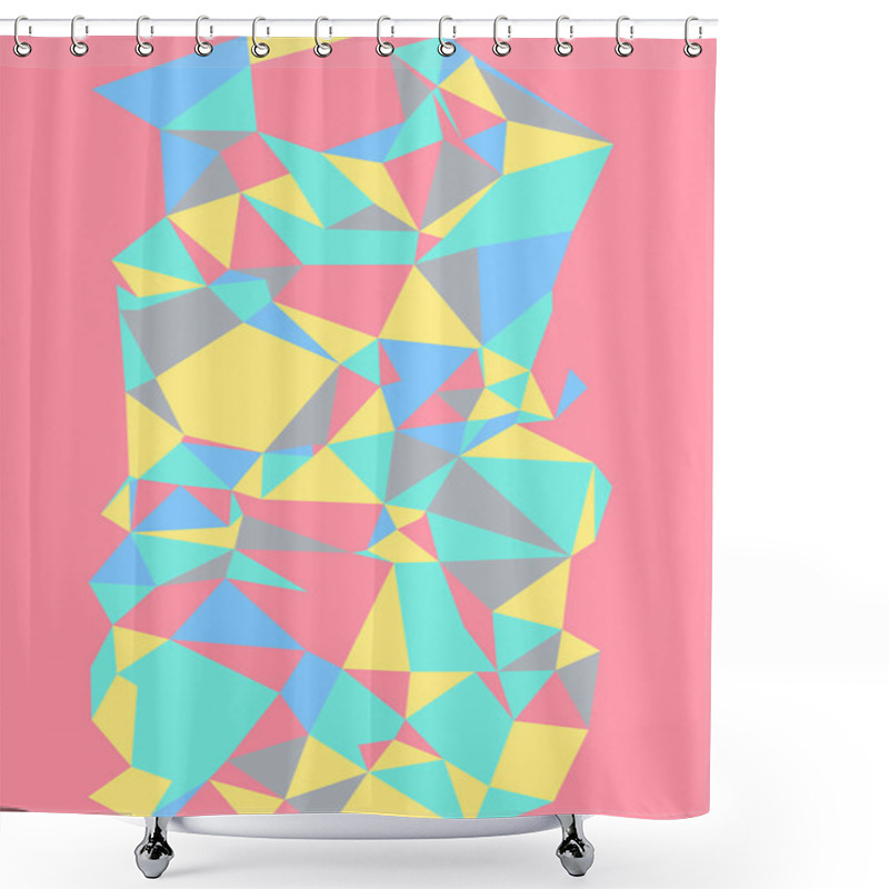 Personality  Pop Art Background. Shower Curtains