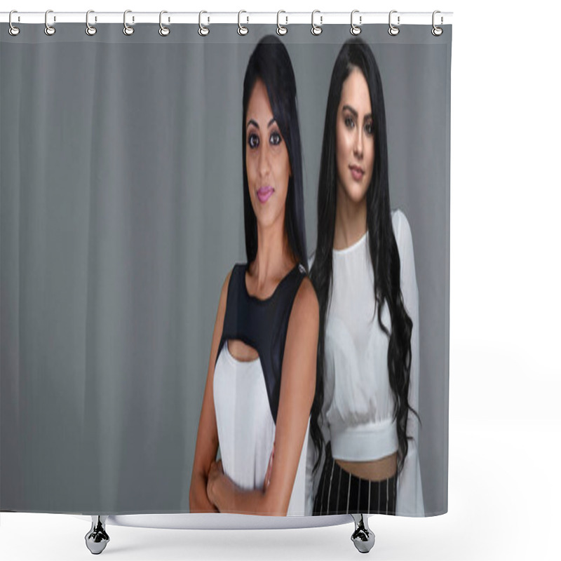 Personality  Indian Female Friends Shower Curtains