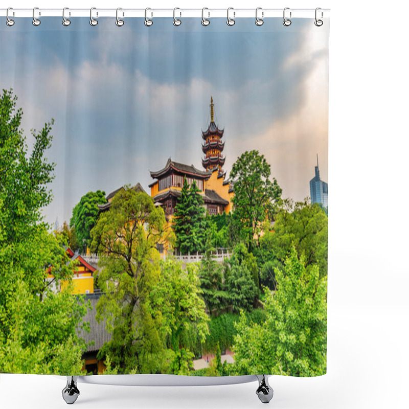 Personality  China Nanjing Jiming Temple 58 Shower Curtains