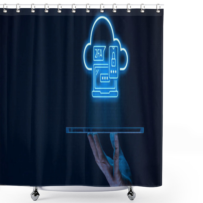 Personality  Maximizing Cloud Security With Two-Factor Authentication Shower Curtains