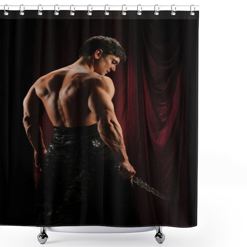 Personality  Gladiator Man Shower Curtains