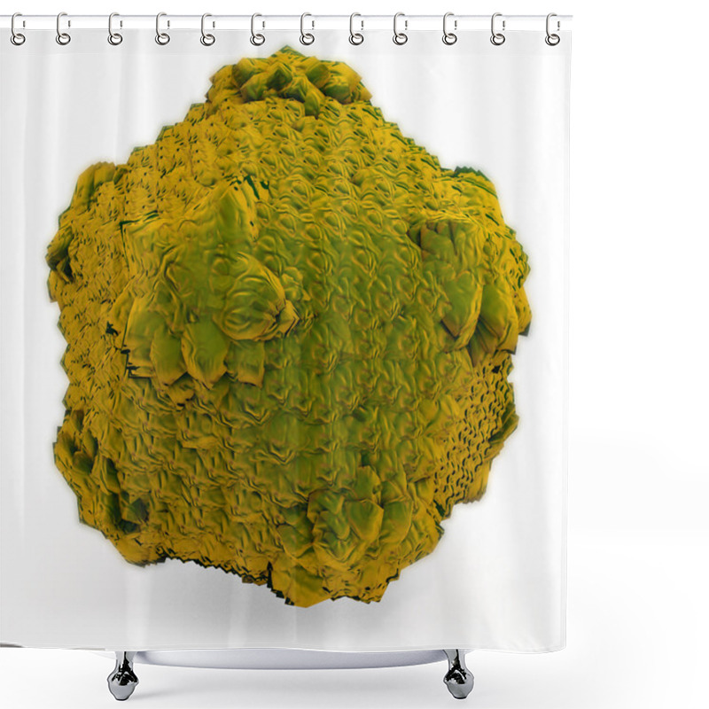 Personality  RhinoVirus Shower Curtains