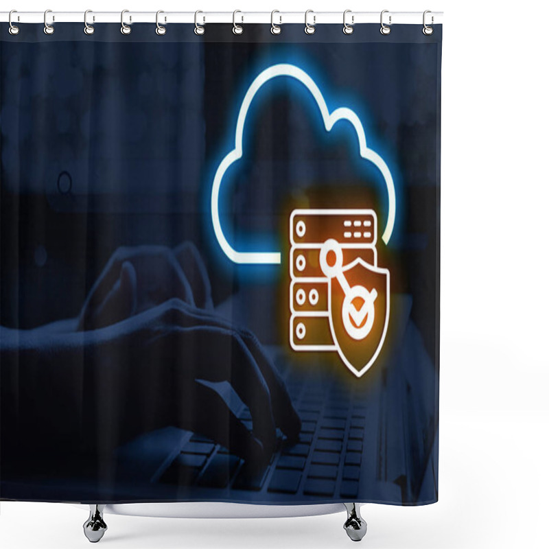 Personality  Ensuring Data Integrity And Recovery With AWS Vaulted Data Protection Against Ransomware Shower Curtains