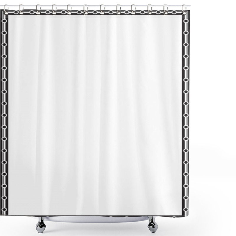 Personality  Baroque Frame Shower Curtains