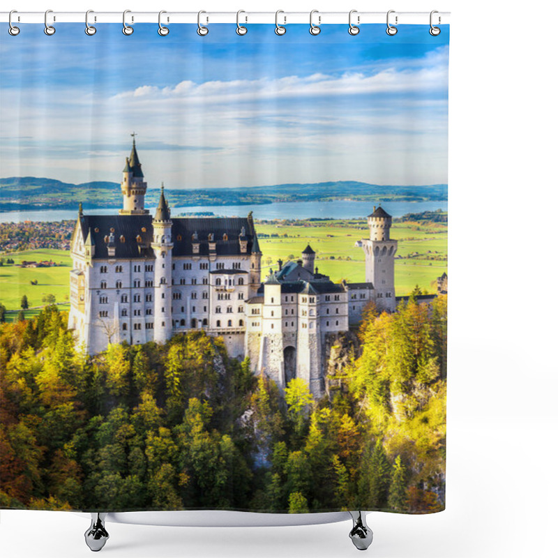 Personality  Picturesque Neuschwanstein Castle Shower Curtains