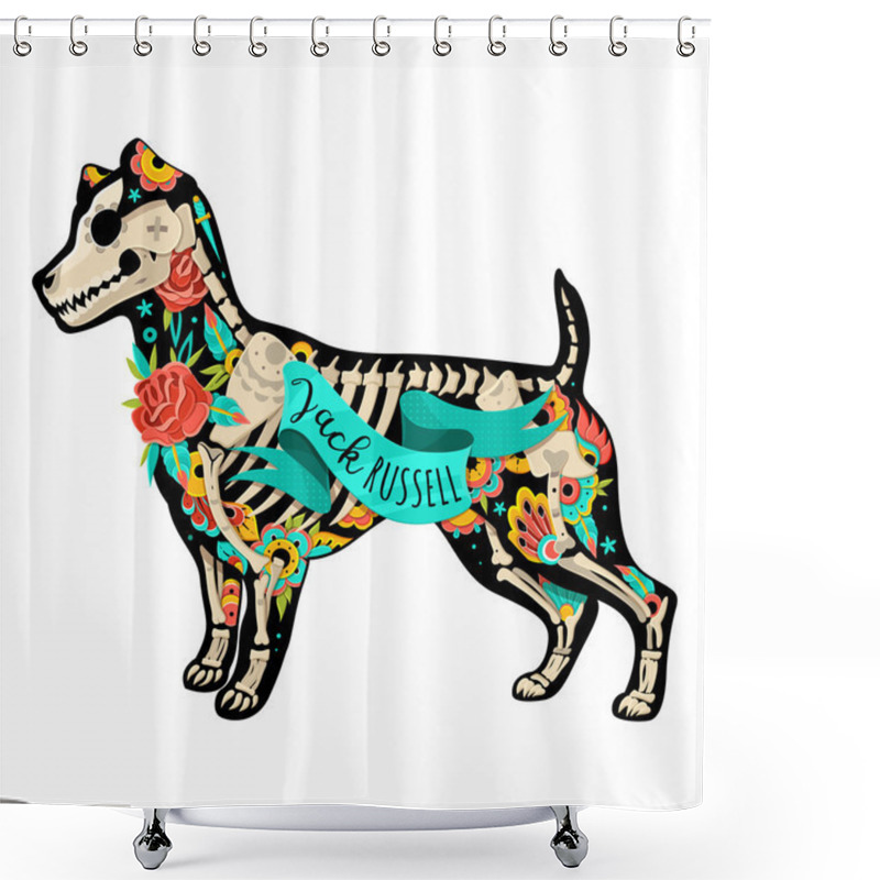 Personality  Jack Russell Terrier Shower Curtains