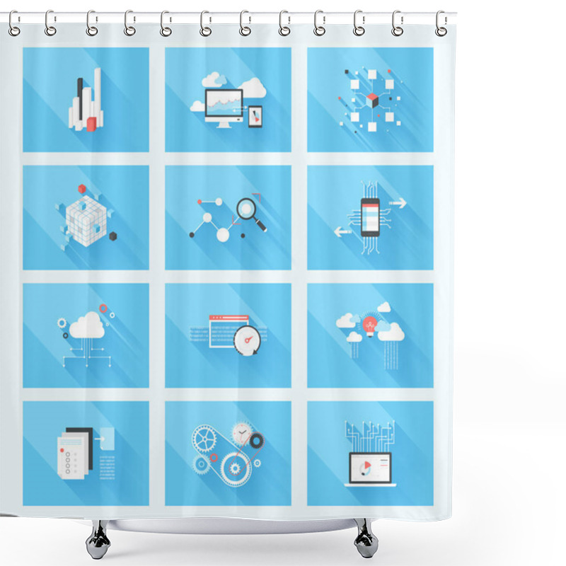 Personality  BIG Data Shower Curtains